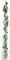 6' Artificial Wisteria Garland White – Lush Hanging Vine for Wedding, Party & Home Décor - 6 Pieces